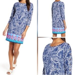 Lilly Pulitzer Vivvy Dress By Land or By Sea High Tide Navy